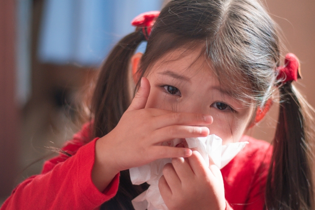 お子さまの鼻出血